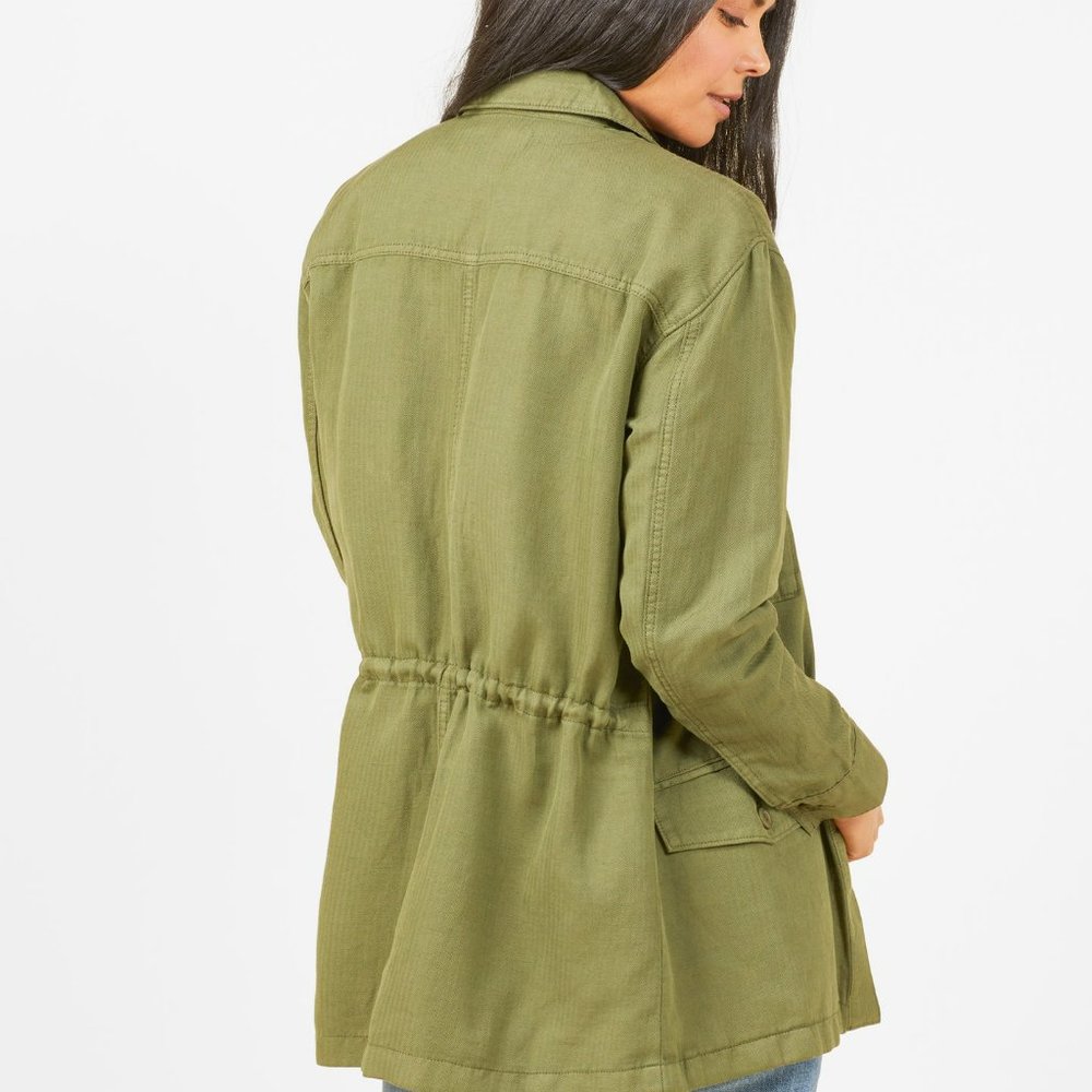Outerknown Utility Jacket, Olive Color, Size Smal… - image 2